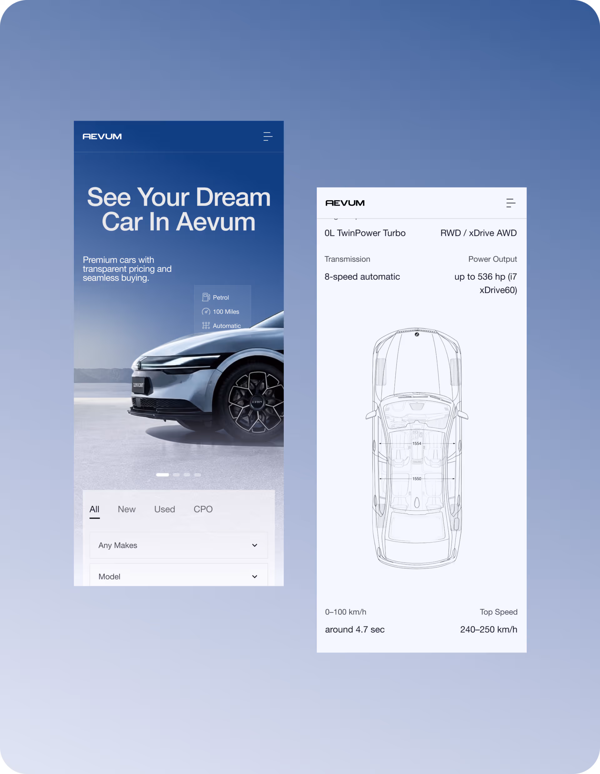 Aevum — Smarter vehicle discovery