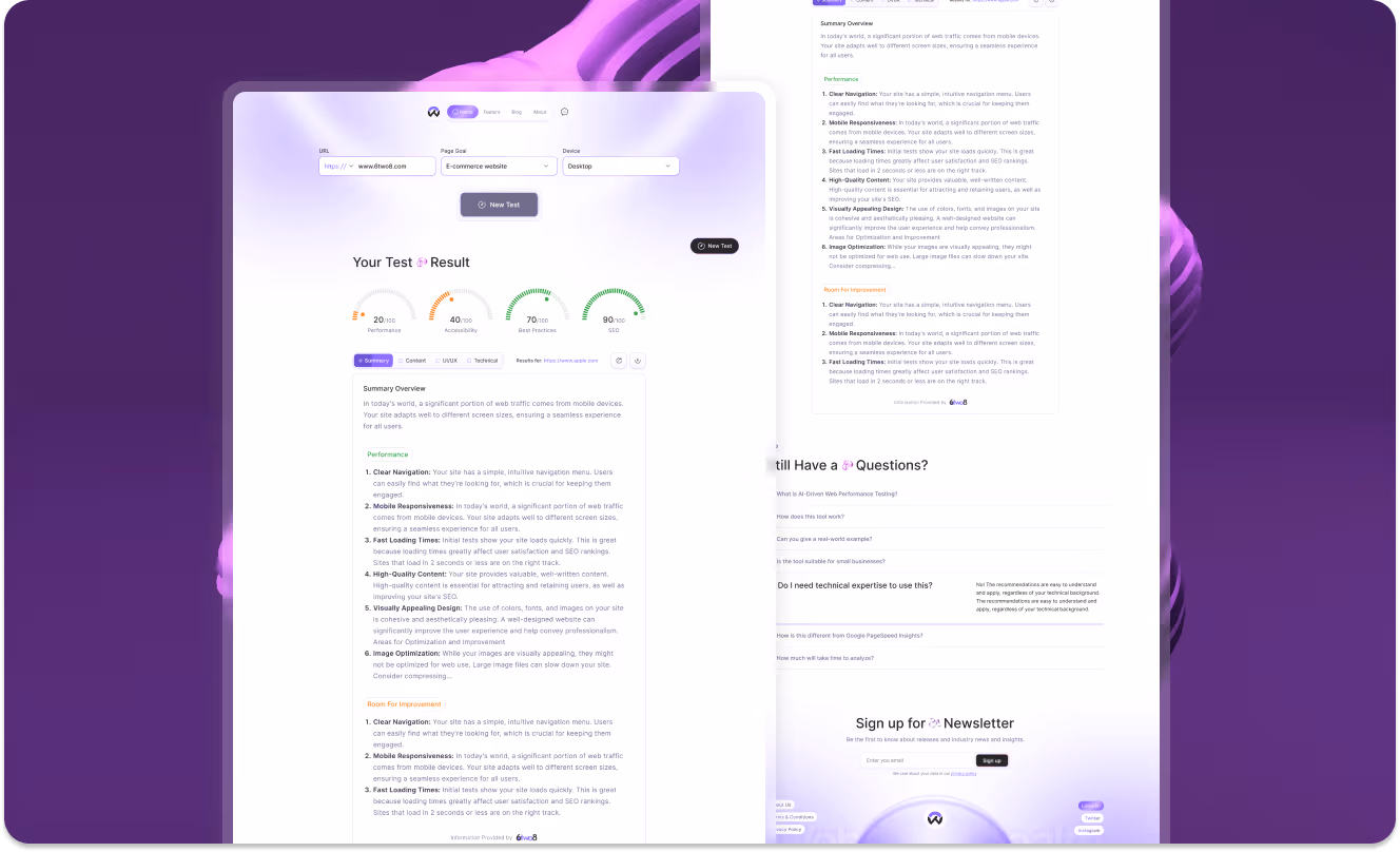 Webtool — AI-powered, clarity-first
